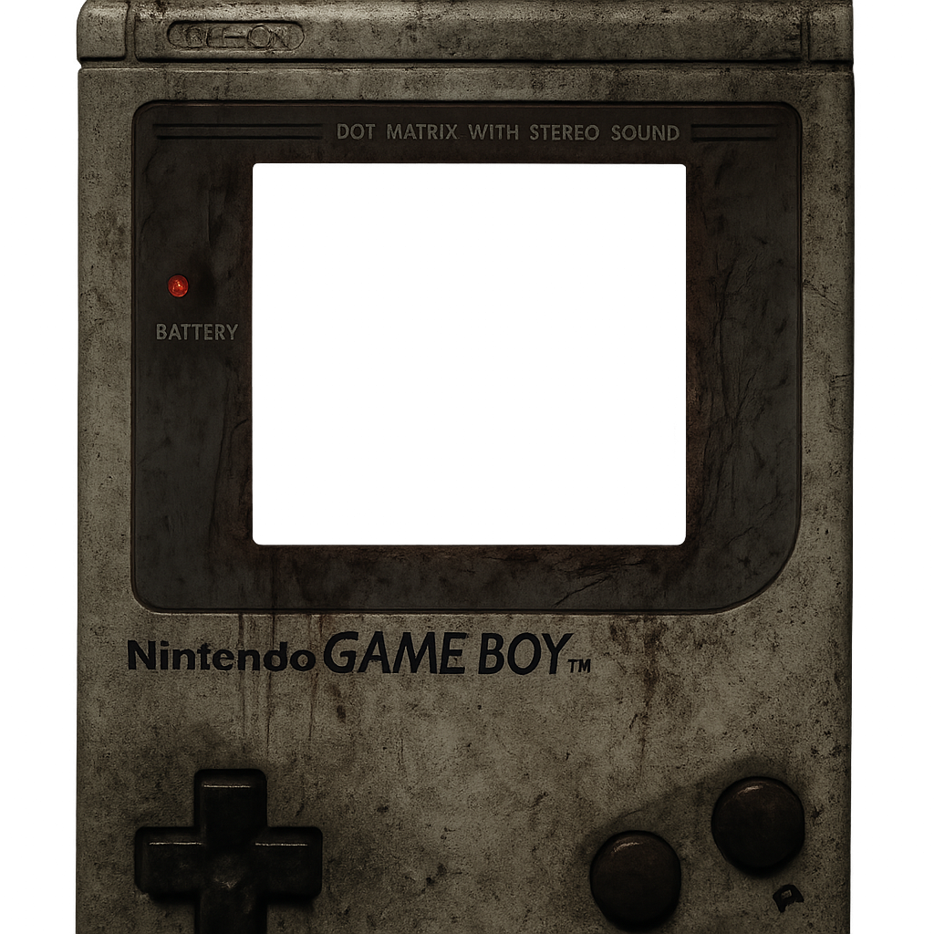 A gritty, worn-down Game Boy.